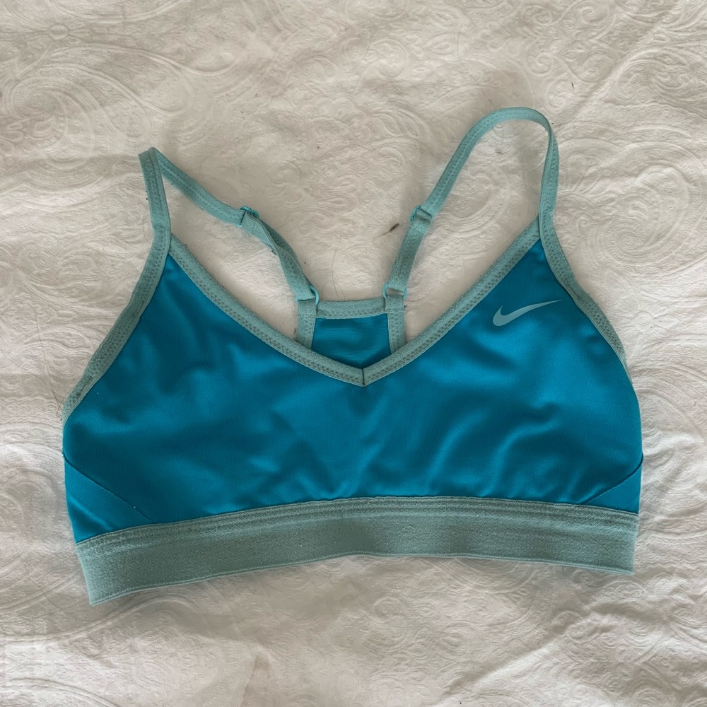 Nike bleu workout bras